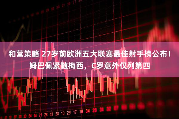 和营策略 27岁前欧洲五大联赛最佳射手榜公布！姆巴佩紧随梅西，C罗意外仅列第四